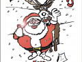 Happy selfie, kerstkaart 2015